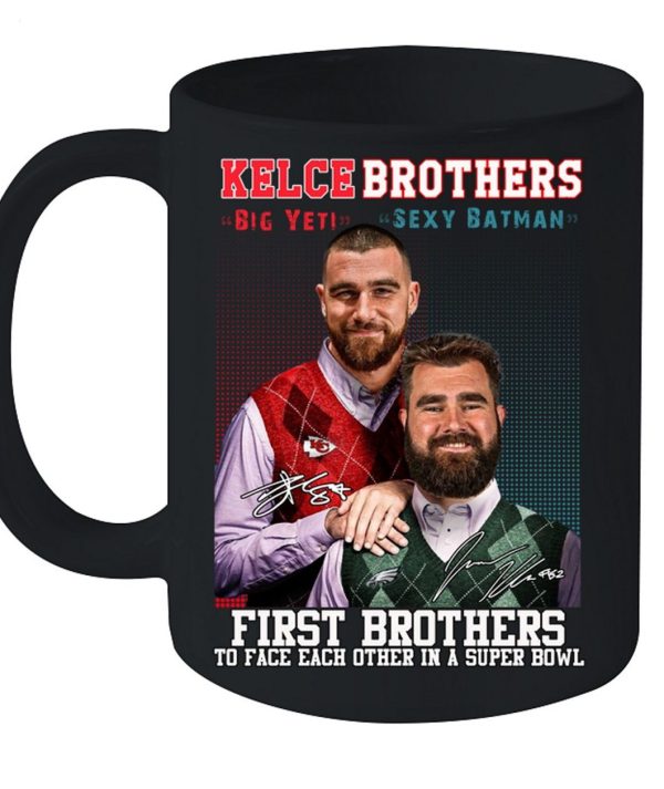 Kelce Brothers The First Brother Players To Face Each Other 2023 Unisex T-Shirt