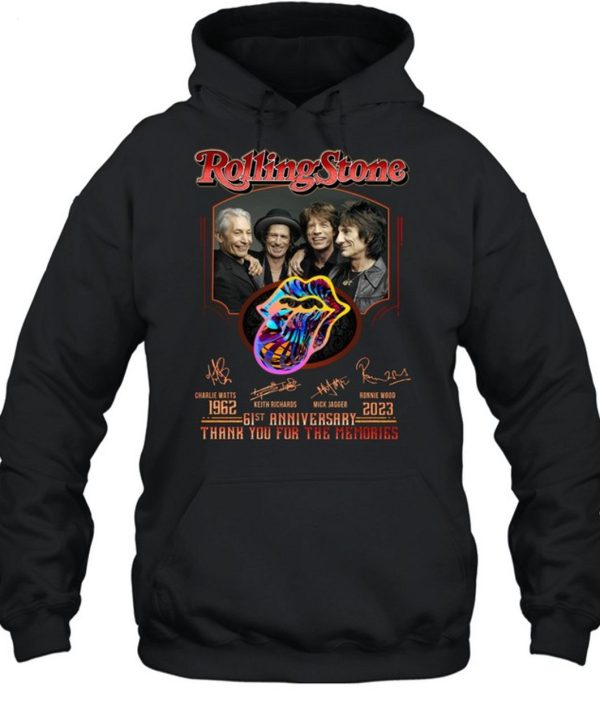 Rolling Stone 61st Anniversary 1962 – 2023 Thank You For The Memories T-Shirt