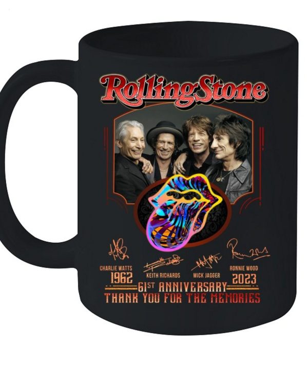 Rolling Stone 61st Anniversary 1962 – 2023 Thank You For The Memories T-Shirt