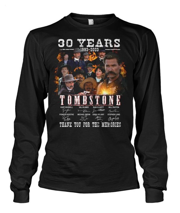 30 Years 1993 – 2023 Tombstone Thank You For The Memories T-Shirt