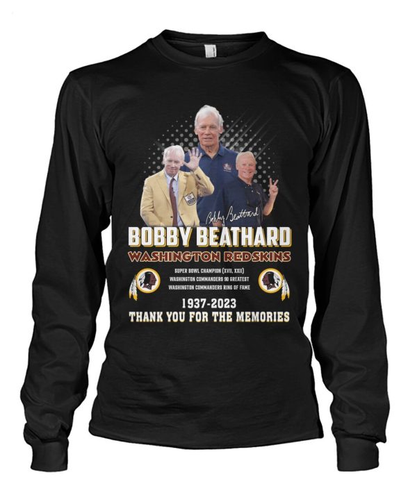 Bobby Beathard Washington Redskins 1937 – 2023 Thank You For The Memories T-Shirt