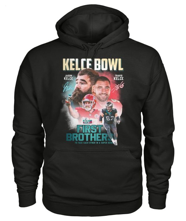 Kelce Bowl Jason Kelce And Travis Kelce First Brothers To Face Each Other In A Super Bowl T-Shirt