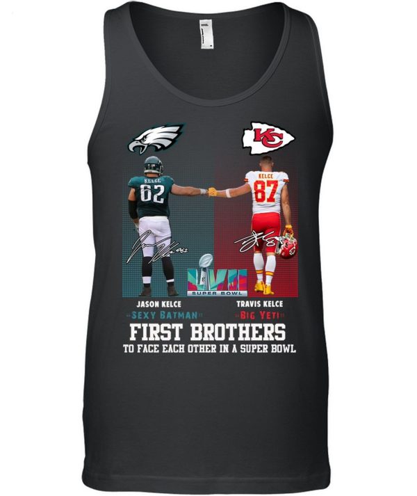The First Kelce Brother Players To Face Each Other 2023 T-Shirt