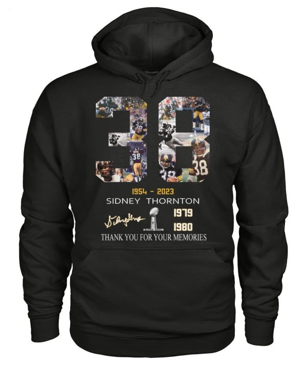 38 Years Of 1954 – 2023 Sidney Thornton 1979 1980 Thank You For The Memories T-Shirt