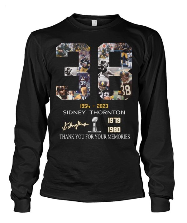 38 Years Of 1954 – 2023 Sidney Thornton 1979 1980 Thank You For The Memories T-Shirt