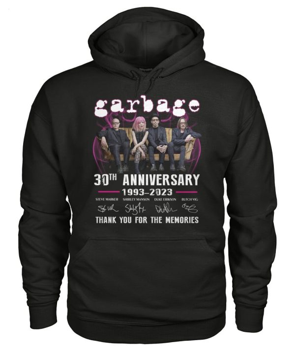 Garbage 30th Anniversary 1993 – 2023 Thank You For The Memories T-Shirt