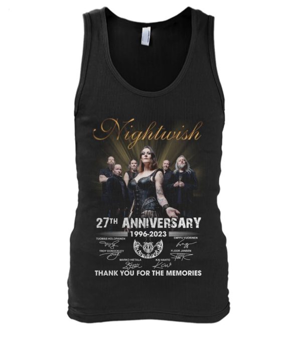 Nightwish 27th Anniversary 1996 – 2023 Thank You For The Memories T-Shirt