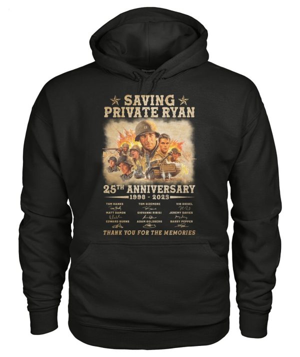 Saving Private Ryan 25th Anniversary 1998 – 2023 Thank You For The Memories T-Shirt