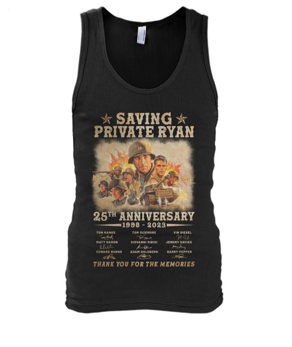 Saving Private Ryan 25th Anniversary 1998 – 2023 Thank You For The Memories T-Shirt