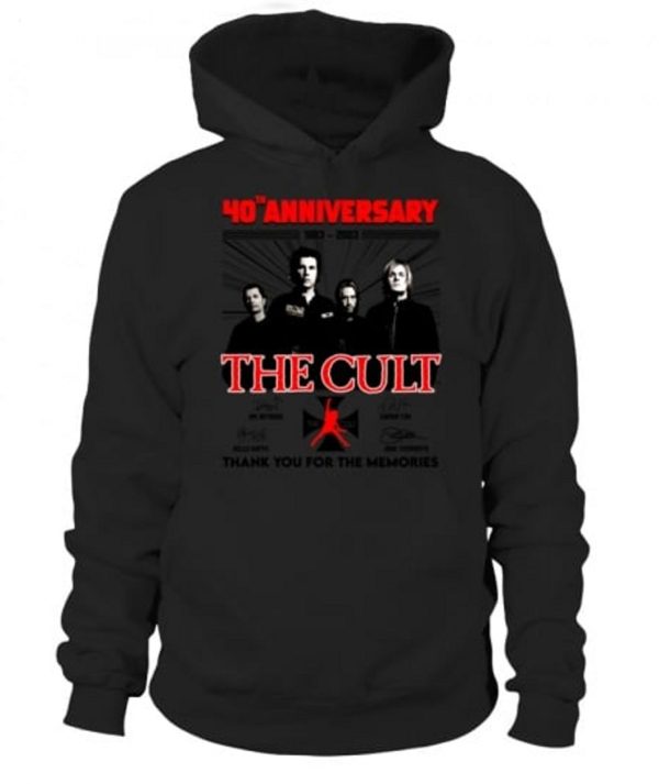 40th Anniversary 1983 – 2023 The Cult Thank You For The Memories T-Shirt