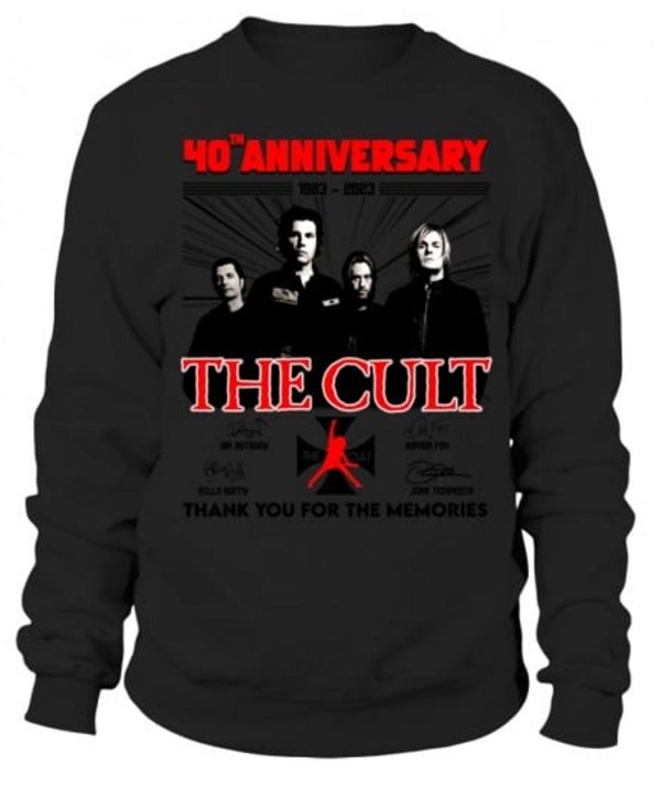 40th Anniversary 1983 – 2023 The Cult Thank You For The Memories T-Shirt