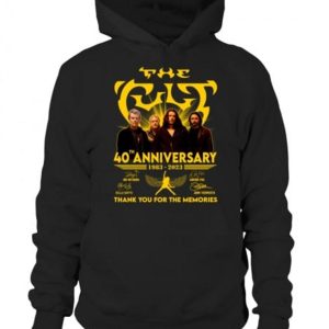 The Cult 40th Anniversary 1983 – 2023 Thank You For The Memories T-Shirt