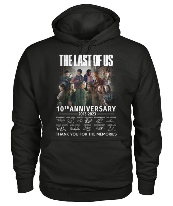 The Last Of Us 10th Anniversary 2013 – 2023 Thank You For The Memories T-Shirt