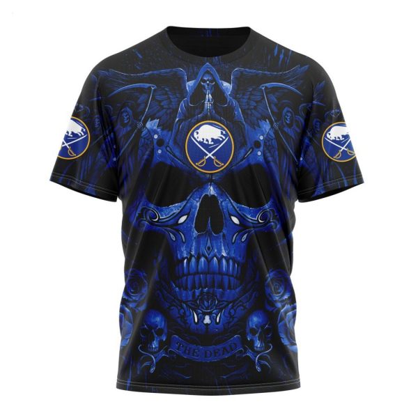 Personalized NHL Buffalo Sabres Special Design With Skull Art Hoodie