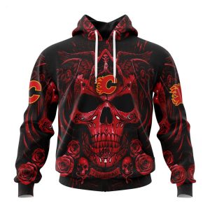 NHL Calgary Flames Personalize New Gradient Series Concept Hoodie