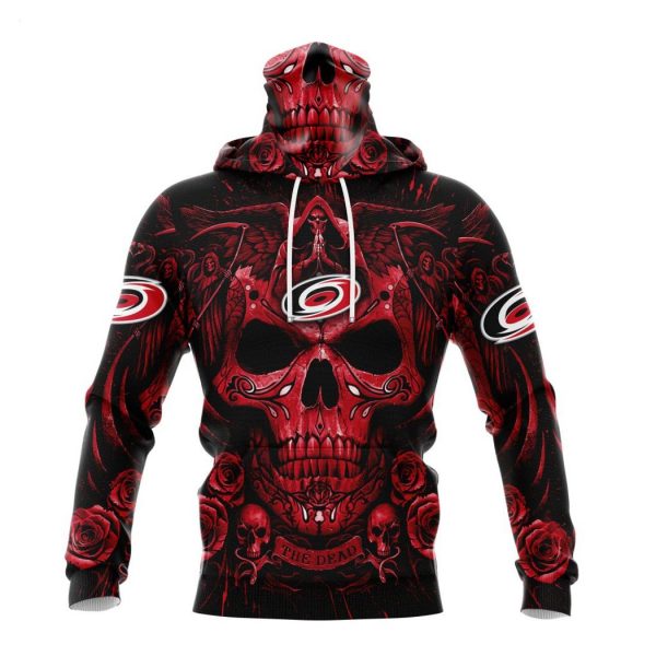 Personalized NHL Carolina Hurricanes Special Design With Skull Art Hoodie