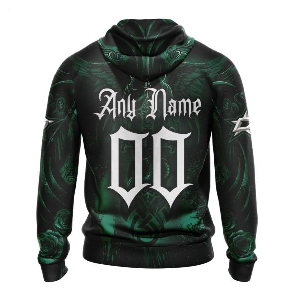 Personalized NHL Dallas Stars Special Design With Skull Art Hoodie