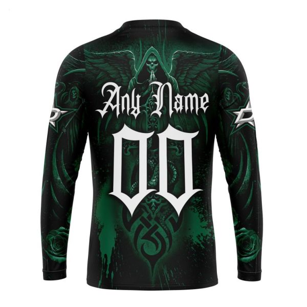 Personalized NHL Dallas Stars Special Design With Skull Art Hoodie