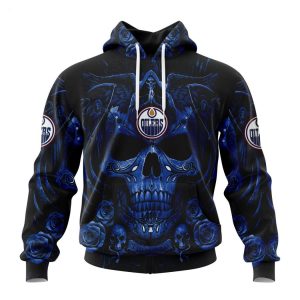Oilers Hoodie Youth 3D Important Skull Gift - Personalized Gifts