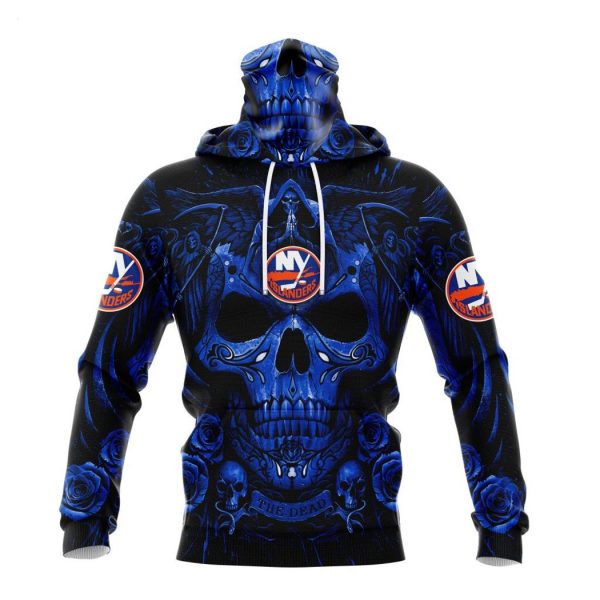 Personalized NHL New York Islanders Special Design With Skull Art Hoodie