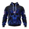 Personalized NHL New York Islanders Special Design With Skull Art Hoodie