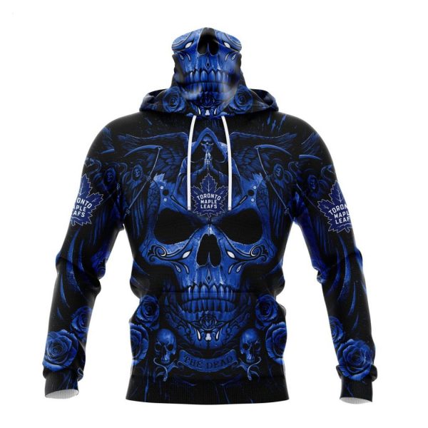 Personalized NHL Toronto Maple Leafs Special Design With Skull Art Hoodie