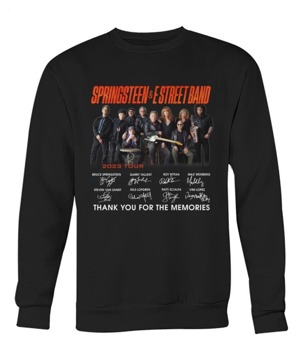 Bruce Springsteen & the E Street Band 2023 Tour Thank You For The Memories T-Shirt