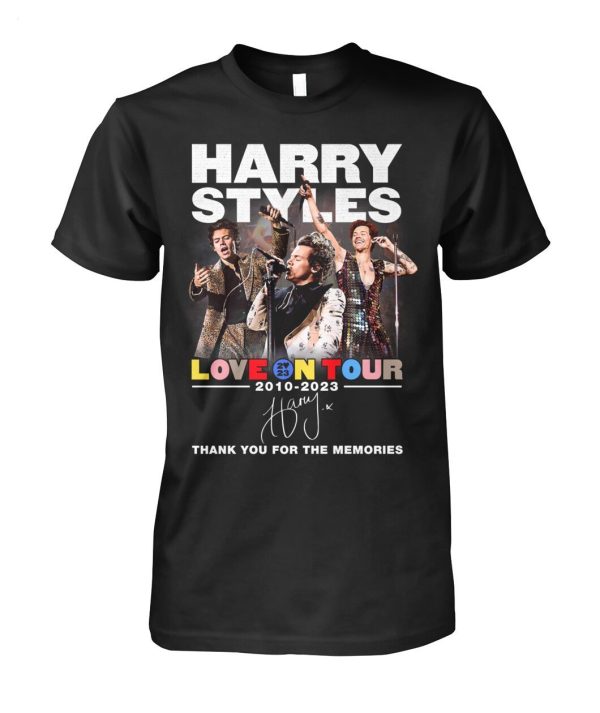 Harry Styles Love On Tour 2010 – 2023 Thank You For The Memories T-Shirt