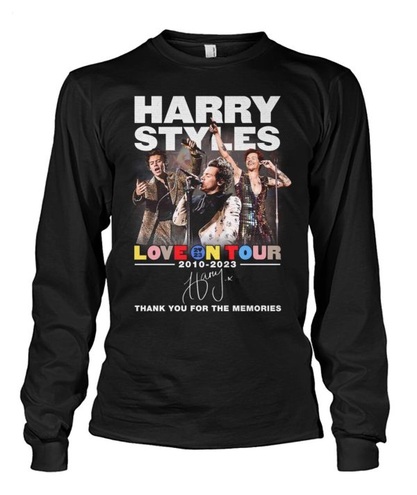 Harry Styles Love On Tour 2010 – 2023 Thank You For The Memories T-Shirt