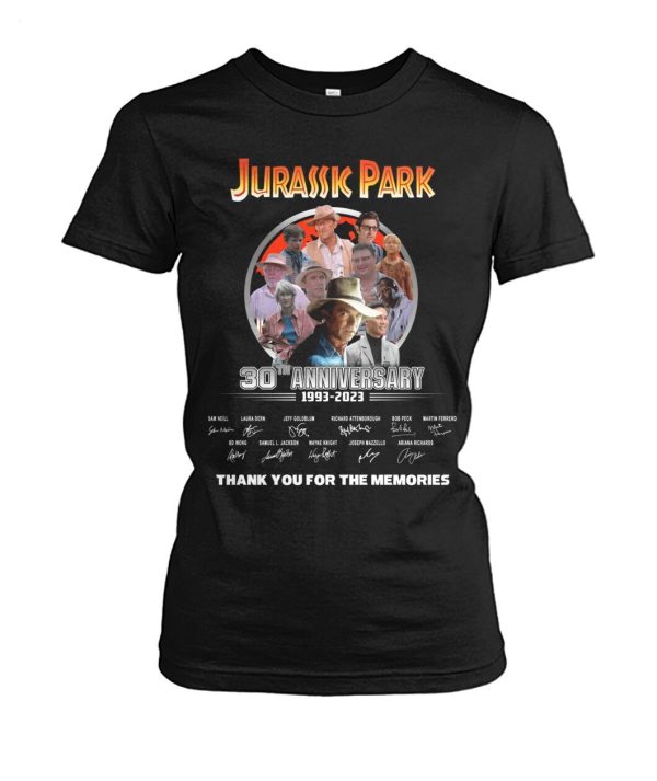 Jurassic Park 30th Anniversary 1993 – 2023 Thank You For The Memories T-Shirt