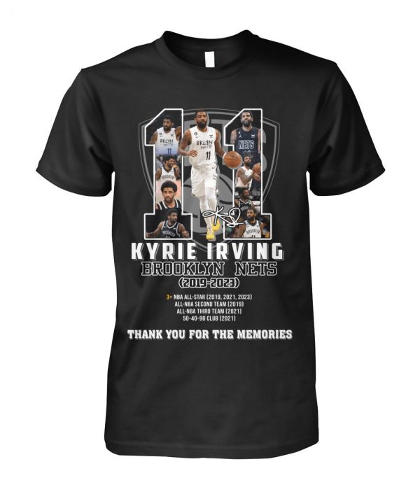 Kyrie Irving Brooklyn Nets 2019 – 2023 Thank You For The Memories T-Shirt