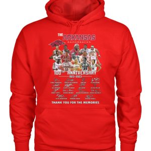 The Arkansas Razorbacks 100th Anniversary 1923 – 2023 Thank You For The Memories T-Shirt