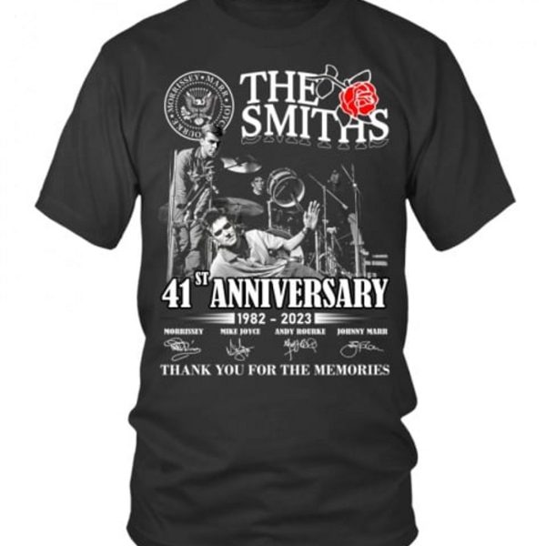 The Smiths 41st Anniversary 1982 – 2023 Thank You For The Memories T-Shirt