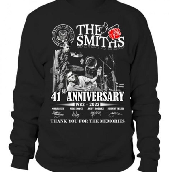 The Smiths 41st Anniversary 1982 – 2023 Thank You For The Memories T-Shirt