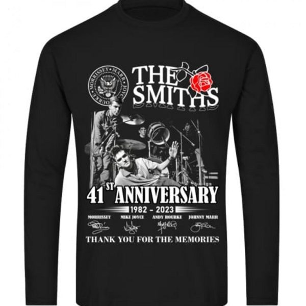 The Smiths 41st Anniversary 1982 – 2023 Thank You For The Memories T-Shirt