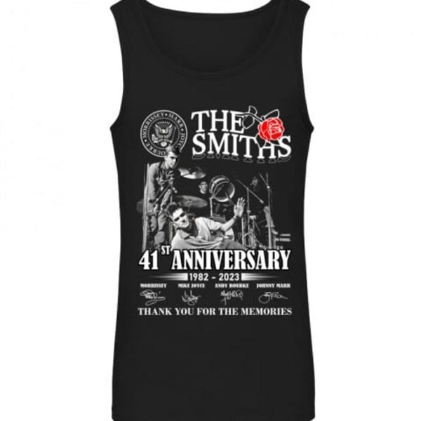 The Smiths 41st Anniversary 1982 – 2023 Thank You For The Memories T-Shirt