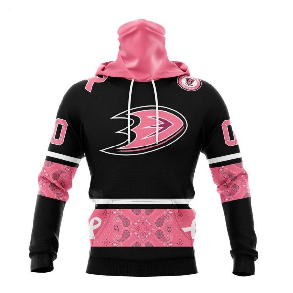 NHL Anaheim Ducks Personalized Specialized Design In Classic Style With Paisley! WE WEAR PINK BREAST CANCER Hoodie