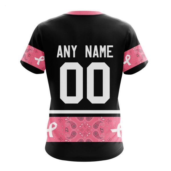 NHL Anaheim Ducks Personalized Specialized Design In Classic Style With Paisley! WE WEAR PINK BREAST CANCER Hoodie