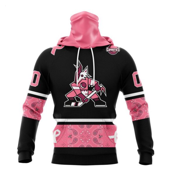 NHL Arizona Coyotes Personalized Specialized Design In Classic Style With Paisley! WE WEAR PINK BREAST CANCER Hoodie