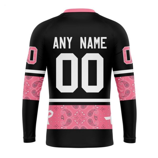 NHL Calgary Flames Personalized Specialized Design In Classic Style With Paisley! WE WEAR PINK BREAST CANCER Hoodie