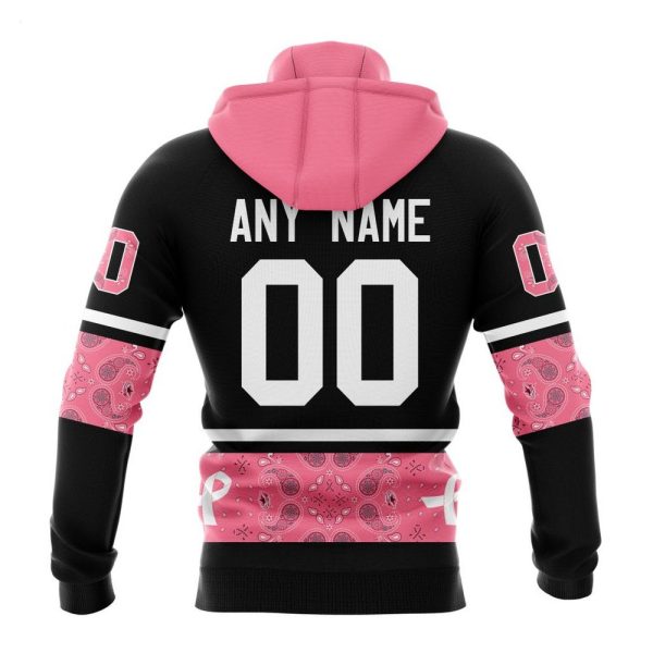 NHL Columbus Blue Jackets Personalized Specialized Design In Classic Style With Paisley! WE WEAR PINK BREAST CANCER Hoodie