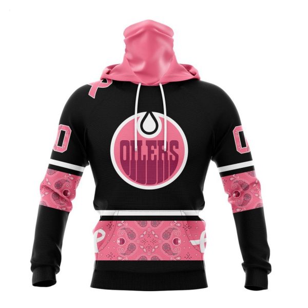 NHL Edmonton Oilers Personalized Specialized Design In Classic Style With Paisley! WE WEAR PINK BREAST CANCER Hoodie