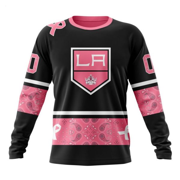 NHL Los Angeles Kings Personalized Specialized Design In Classic Style With Paisley! WE WEAR PINK BREAST CANCER Hoodie