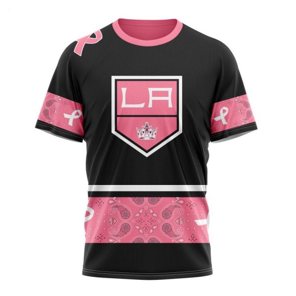 NHL Los Angeles Kings Personalized Specialized Design In Classic Style With Paisley! WE WEAR PINK BREAST CANCER Hoodie