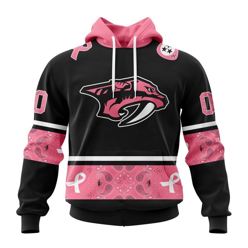 NHL Nashville Predators Personalized Special Design I Pink I Can