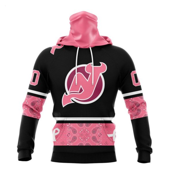 NHL New Jersey Devils Personalized Specialized Design In Classic Style With Paisley! WE WEAR PINK BREAST CANCER Hoodie