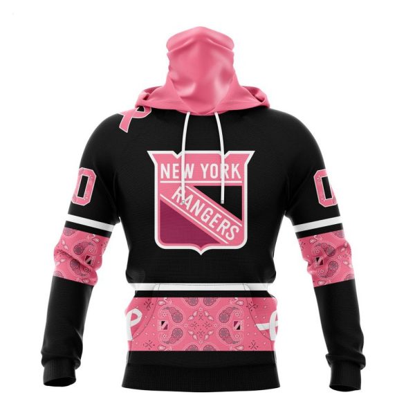 NHL New York Rangers Personalized Specialized Design In Classic Style With Paisley! WE WEAR PINK BREAST CANCER Hoodie