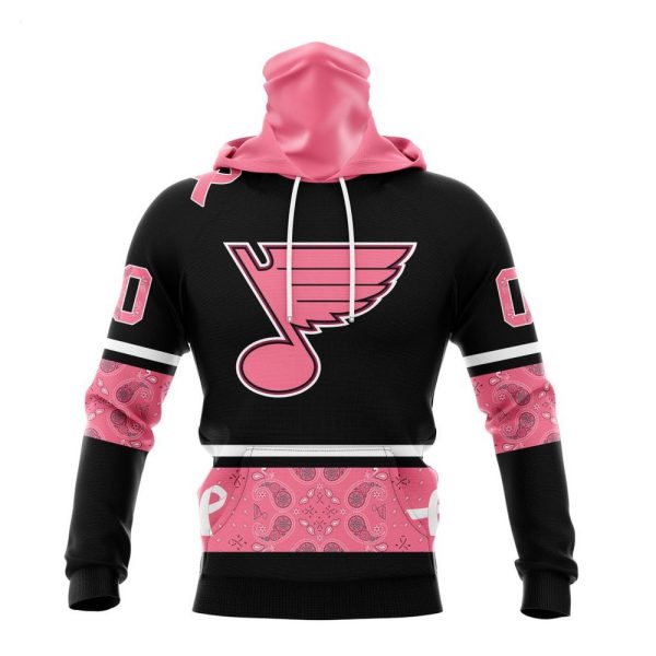 NHL St. Louis Blues Personalized Specialized Design In Classic Style With Paisley! WE WEAR PINK BREAST CANCER Hoodie