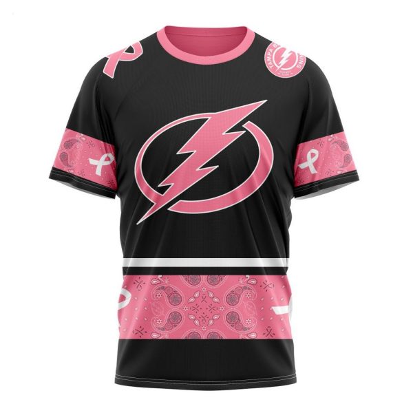 NHL Tampa Bay Lightning Personalized Specialized Design In Classic Style With Paisley! WE WEAR PINK BREAST CANCER Hoodie