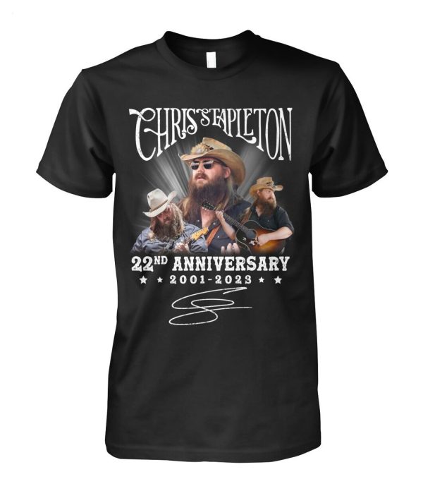 Chris Stapleton 22nd Anniversary 2001 – 2023 T-Shirt